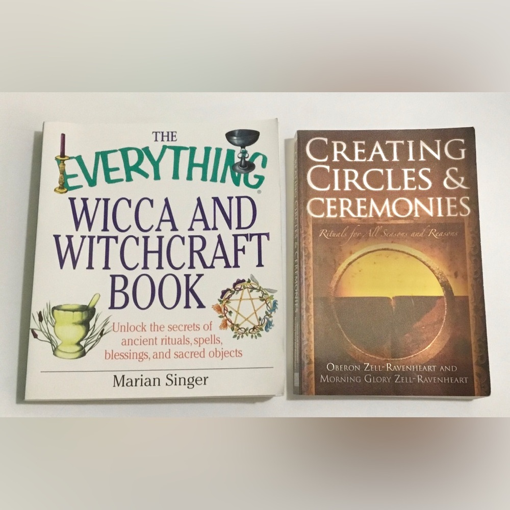 Lot of 2 Wicca and Witchcraft Books
